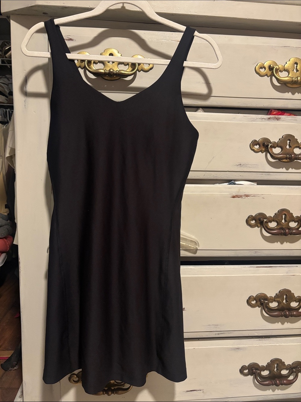 Old Navy Black Mini Slip Dress